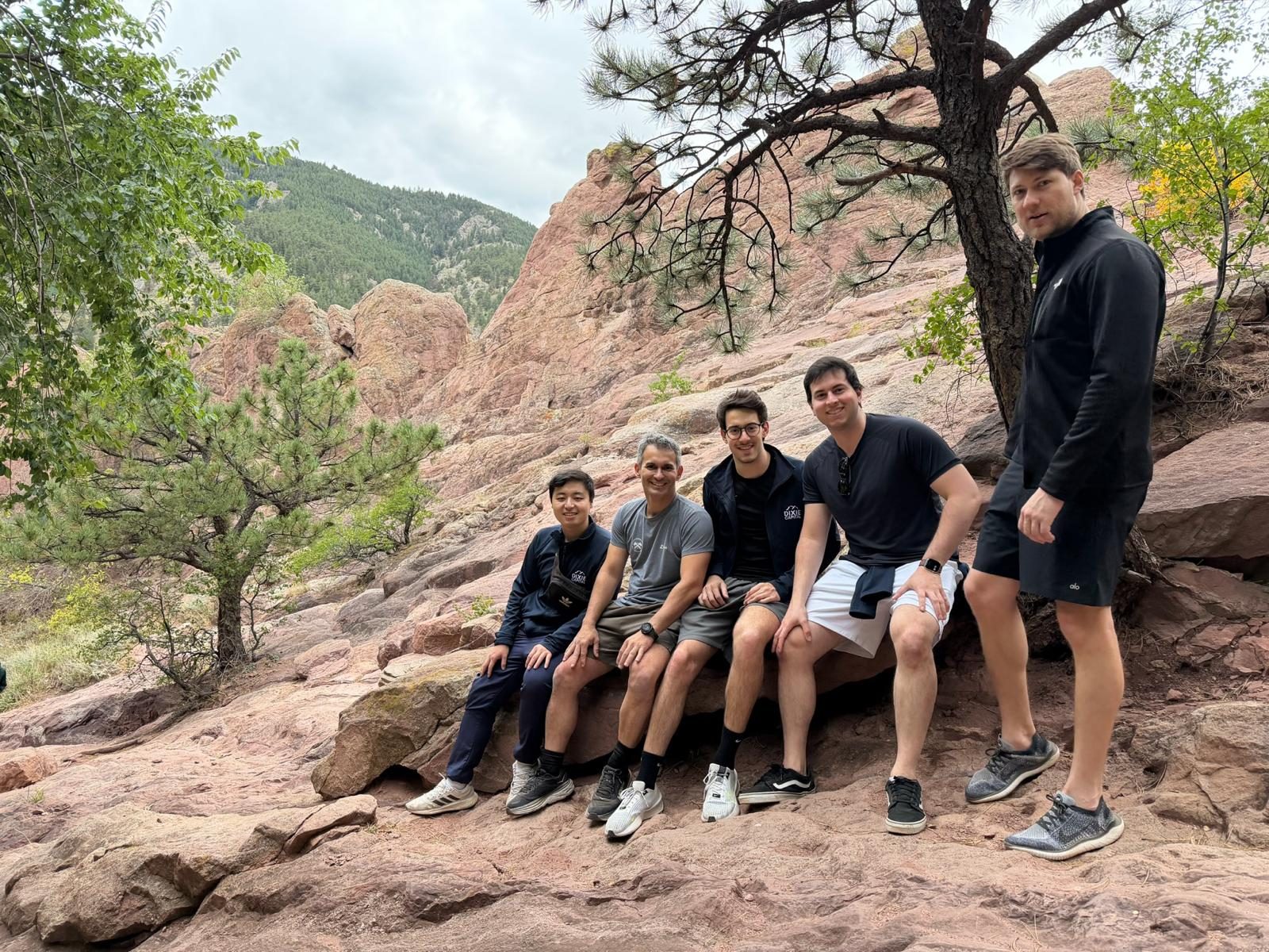 The Dixie Capital team in the mountains of Boulder, Colorado